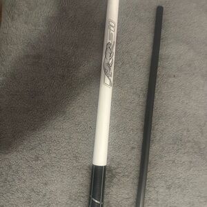 White and Black Pool Cue